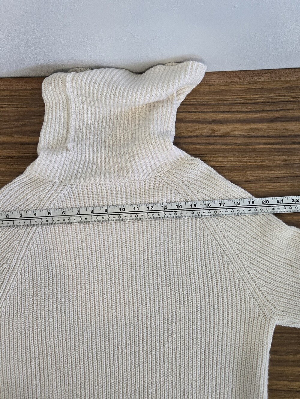 Contemporain Simons LG Sweater Dress Turtleneck Cowlneck Midi Cozy Contains Wool - Picture 7 of 12